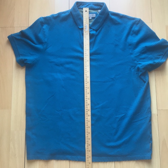 EUC Ted Baker Infused Textured Polo - Picture 5 of 9